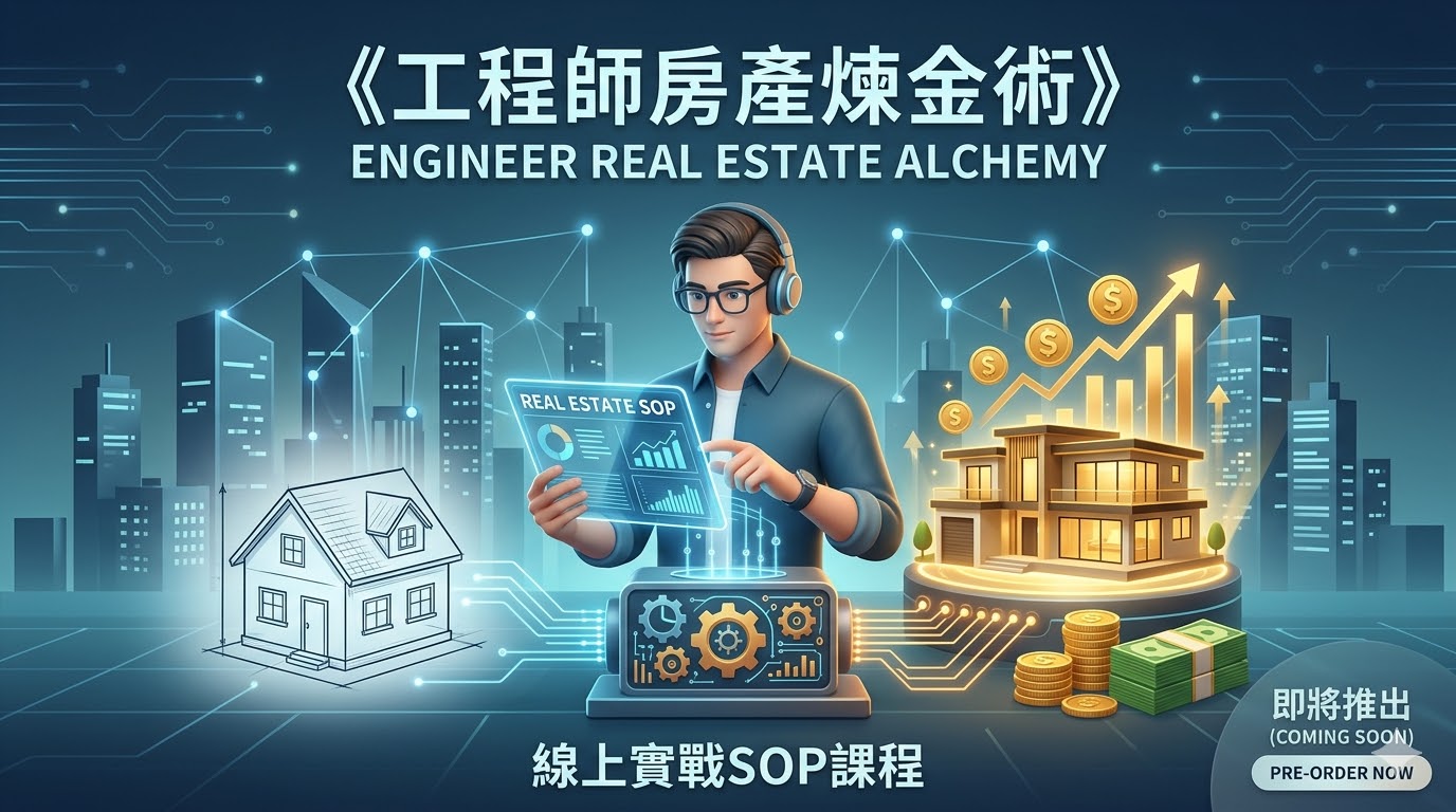 《工程師房產煉金術》線上實戰SOP課程