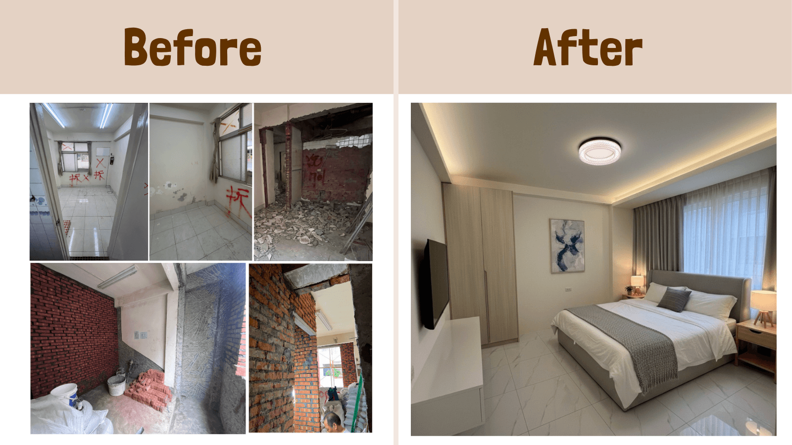 實戰案例對比圖